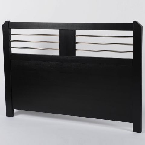 589779-1 Headboard Zebra Silva 160x120cm Black