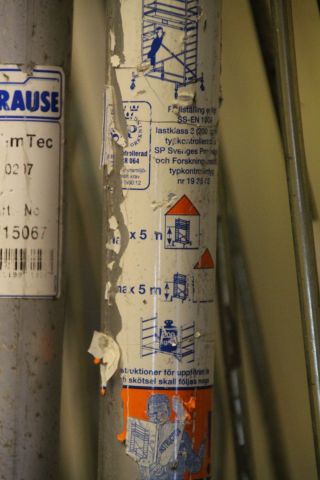 588682-3 Dismantled scaffolding, Krause