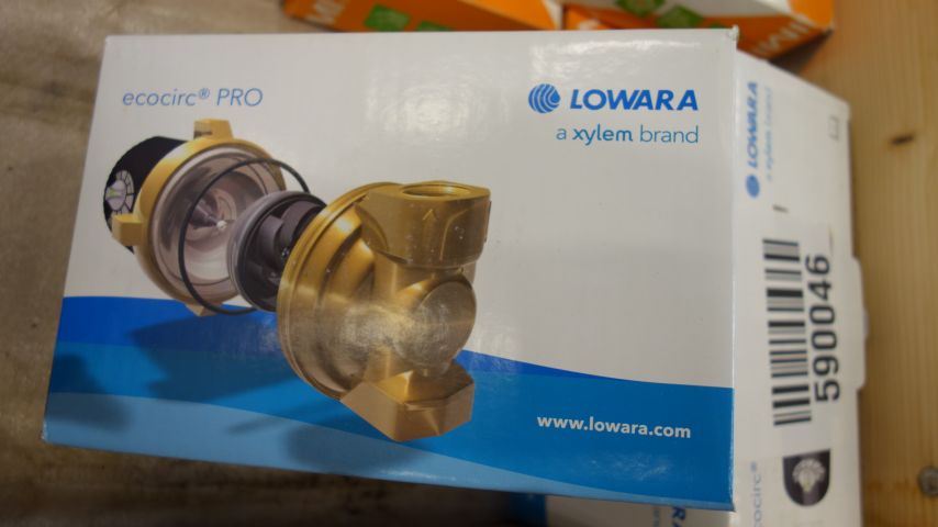 590047-2 Circulation pump Tap hot water Ecocirc Pro, Lowara