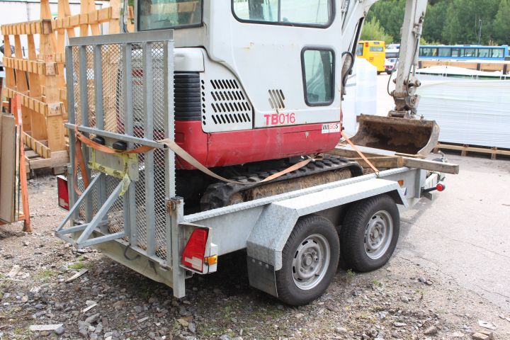 590171-5 Machine trailer with loading ramp INDESPENSION LTD PLT06 (TJH442) -14