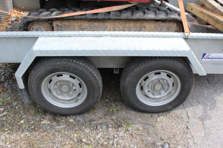 590171-11 Machine trailer with loading ramp INDESPENSION LTD PLT06 (TJH442) -14
