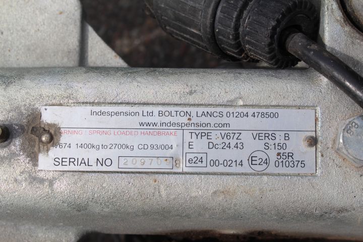 590171-17 Machine trailer with loading ramp INDESPENSION LTD PLT06 (TJH442) -14