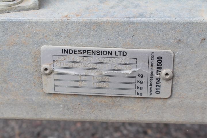 590171-28 Machine trailer with loading ramp INDESPENSION LTD PLT06 (TJH442) -14