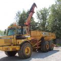 590915-10 Dumper Volvo A25C with crane -96
