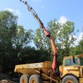 590915-19 Dumper Volvo A25C with crane -96