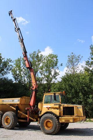590915-20 Dumper Volvo A25C with crane -96