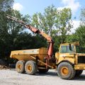 590915-22 Dumper Volvo A25C with crane -96