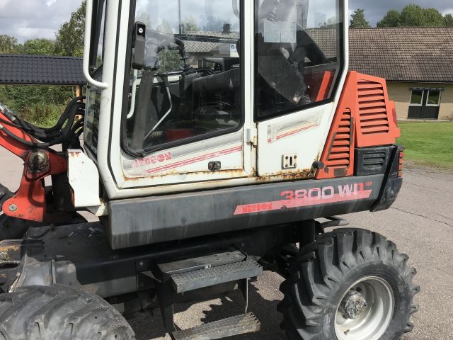 591263-9 Neuson 3800 WD SLR wheeled excavator with implements