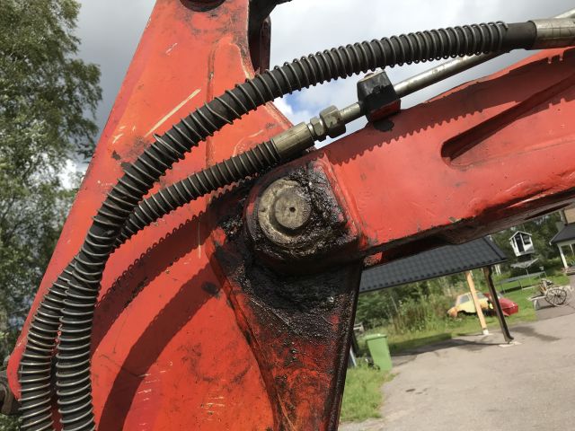 591263-14 Neuson 3800 WD SLR wheeled excavator with implements