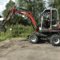 591263-27 Neuson 3800 WD SLR wheeled excavator with implements