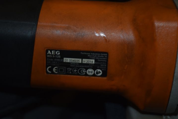 571523-3 Angle grinder AEG WS 9-125
