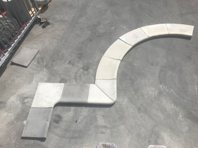 591183-2 Gjutform för poolsten med vågformad profil 24 st