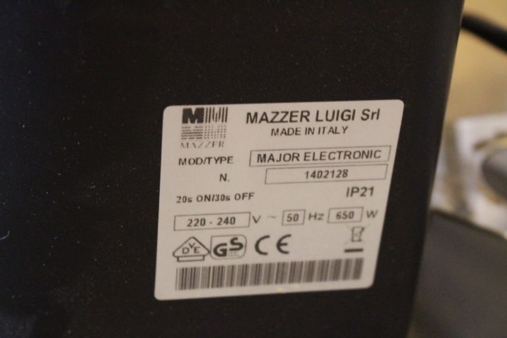 588837-6 Coffee grinder, Mazzer Luigi Srl (Major Electronic)