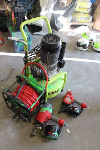 588730-1 Kompressor Mec-air Aerfast med två spikpistoler Senco