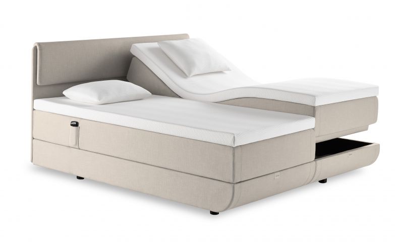 591124-1 Plymå Tempur North Adjustable Cloud 80x200 Stone