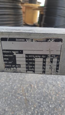 592223-5 Cable car Sahlin PBK1300 -87 Reg.no: NLF633