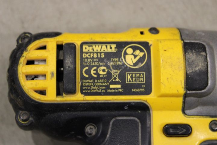 588925-4 Drivers & Screwdrivers, DeWalt (DCF815 / DCD710)