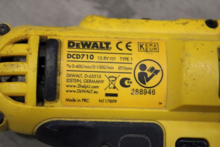 588925-7 Drivers & Screwdrivers, DeWalt (DCF815 / DCD710)