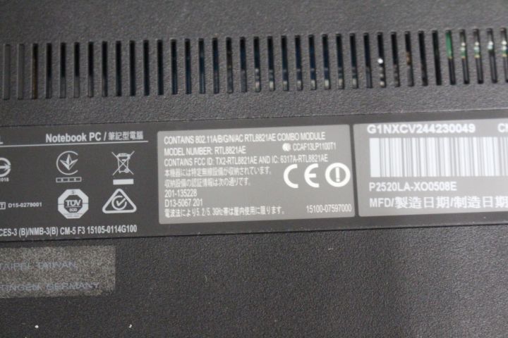550289-6 Asus Laptop ASUSPRO P2520L