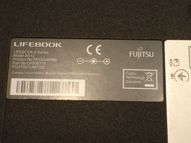 577144-9 Fujitsu Lifebook A512