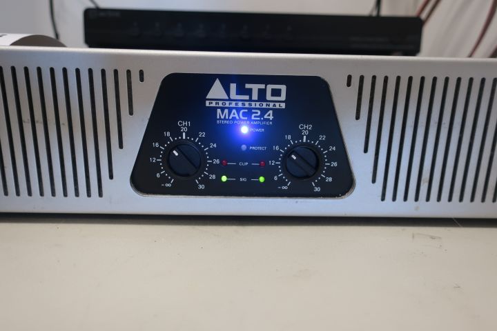 580693-2 Sound system, ALTO PRO MAC 2.4 and 20 speakers for ceiling mounting