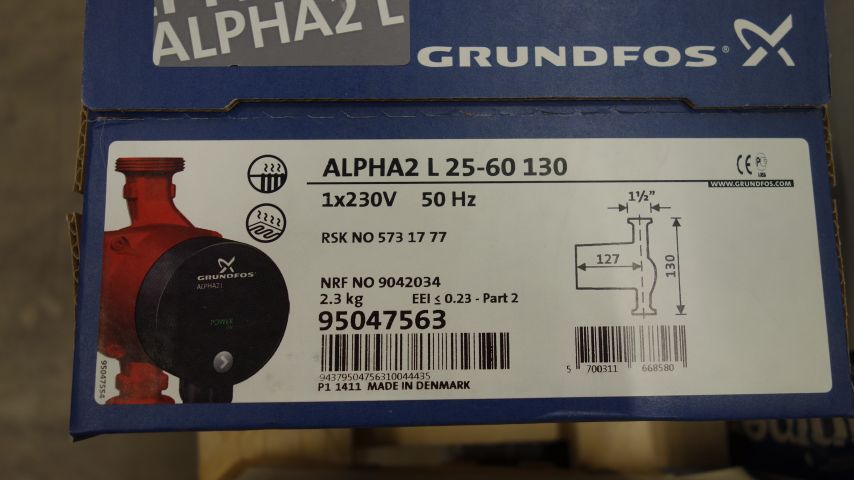 592586-2 Circulation pump Grundfos Alpha2 L 25-60