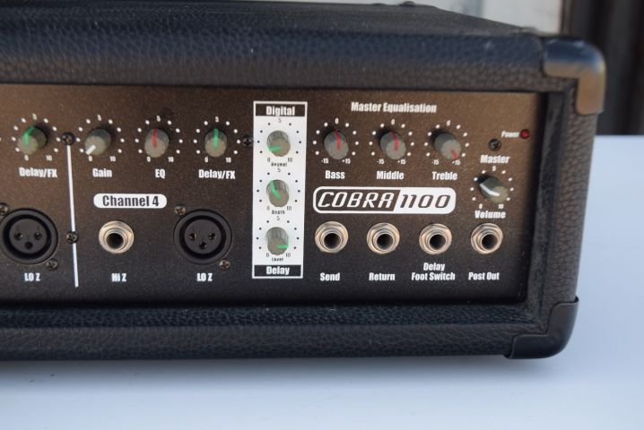 519316-3 4-channel PA mixer / amplifier Carlsbro Cobra 1100