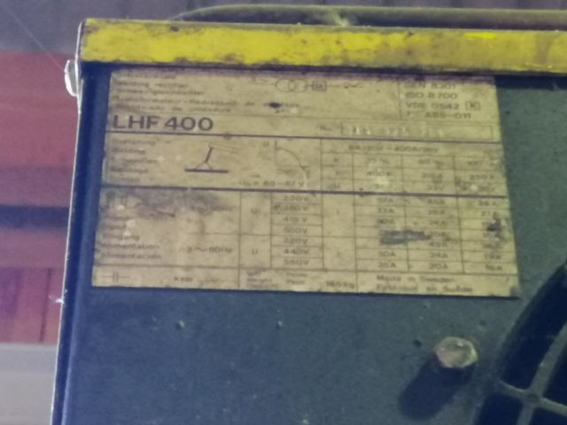 467142-5 3rd sturdy Esab stick welds