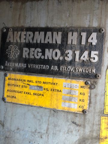 593514-15 Piling rig Banut 500 Åkerman H14 -1984