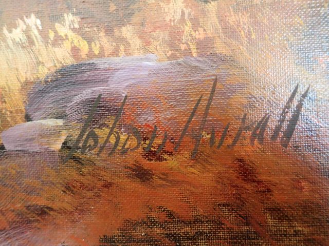 577217-2 Painting "Same in patchwork" Johan Anell