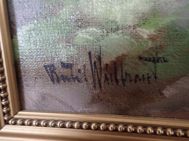 577241-2 Painting "Eka in sunset" Bertil Wibrant