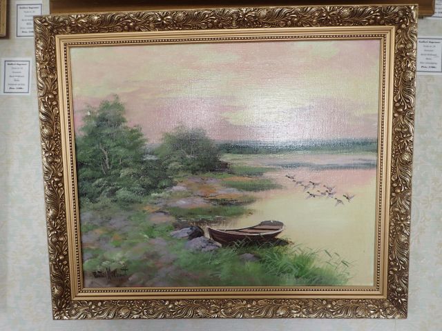 577241-1 Painting "Eka in sunset" Bertil Wibrant