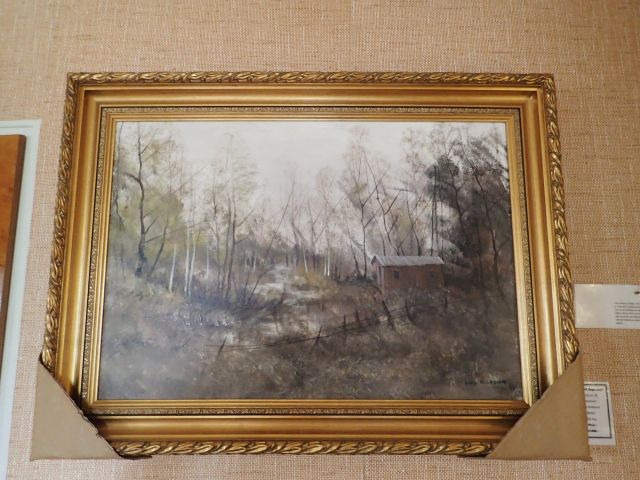 577268-1 Painting "Desert house" Lars Eriksson