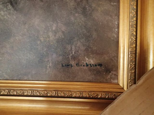 577268-2 Painting "Desert house" Lars Eriksson