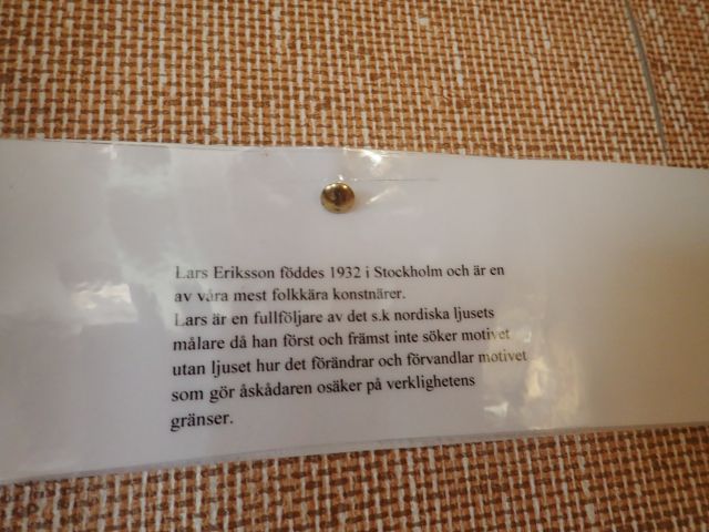 577268-3 Painting "Desert house" Lars Eriksson