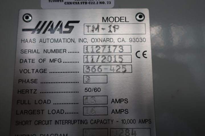 594753-17 CNC milling machine HAAS TM1P