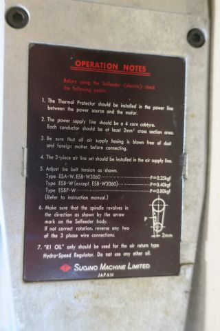 595375-6 Pneumatic drill unit Selfeeder ESA-W 6030