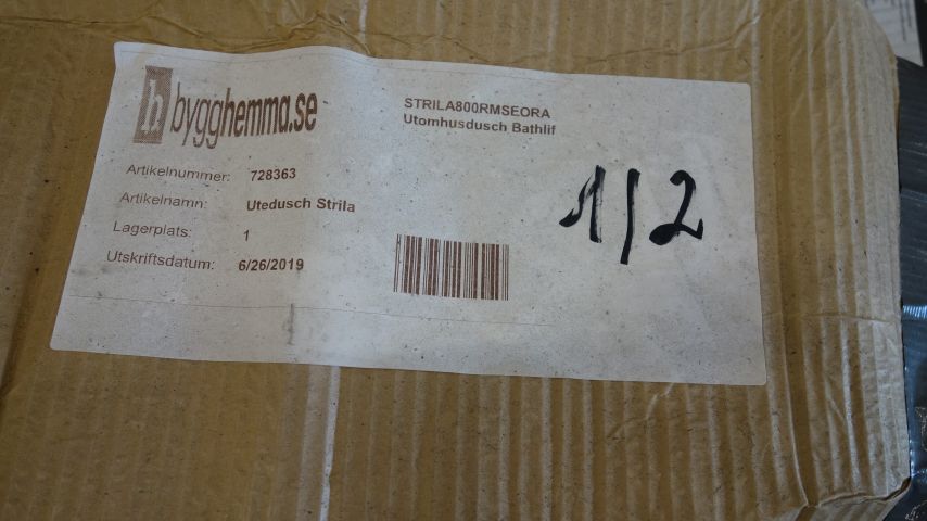 593292-2 Outdoor shower Bathlife Strila