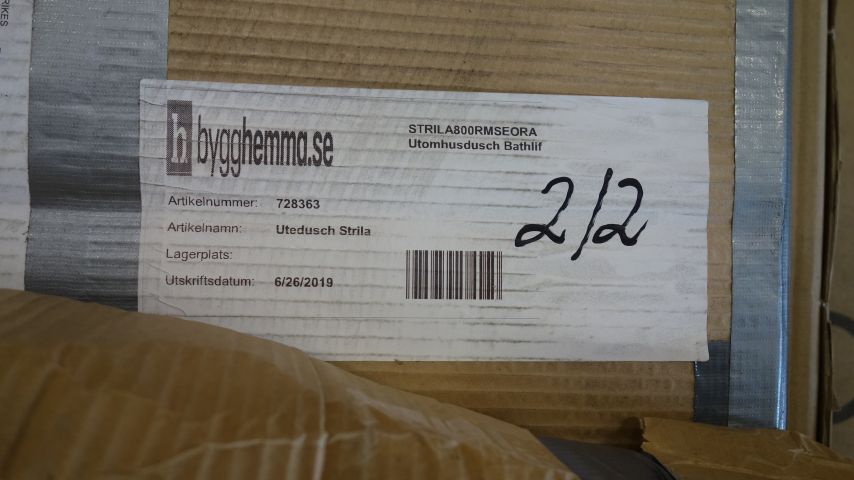 593292-3 Outdoor shower Bathlife Strila