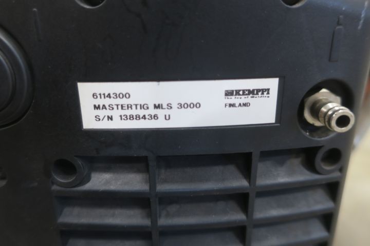 596186-6 Tigwelder Kemppi MasterTig MLS 3000