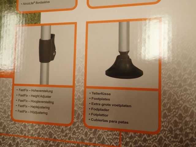 577727-4 New camping table Westfield Viper 115