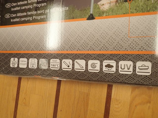 577727-5 New camping table Westfield Viper 115