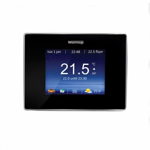 595491-1 Thermostat Warmup 4iE Wifi Black