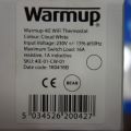 595491-3 Thermostat Warmup 4iE Wifi Black