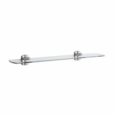 595507-1 Bathroom shelf Smedbo Cabin CK347 Chrome / Clear glass