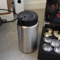 550405-12 Nespresso machine 703 / CS100 and Cappucino machine with accessories