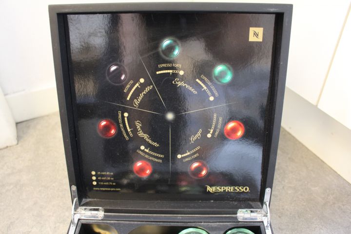 550405-14 Nespresso machine 703 / CS100 and Cappucino machine with accessories