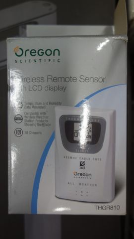 595527-2 Temperature sensor Oregon Sensor 10 ch THGR810