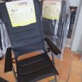 577777-1 4st new camping chairs wecamp Koster steel gray edition