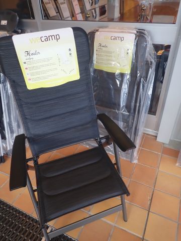 577777-1 4st new camping chairs wecamp Koster steel gray edition